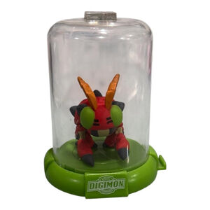 Zag Toys Digimon Tom Red Mini Action Figure In Capsule Display Toy Small Dome